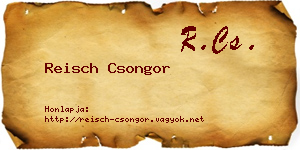 Reisch Csongor névjegykártya